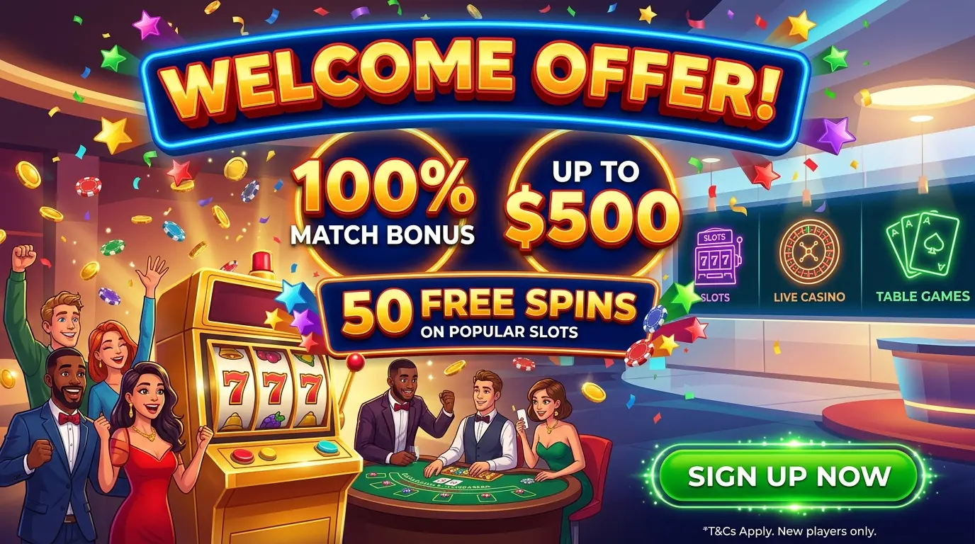 Willkommensangebot Infinity casino